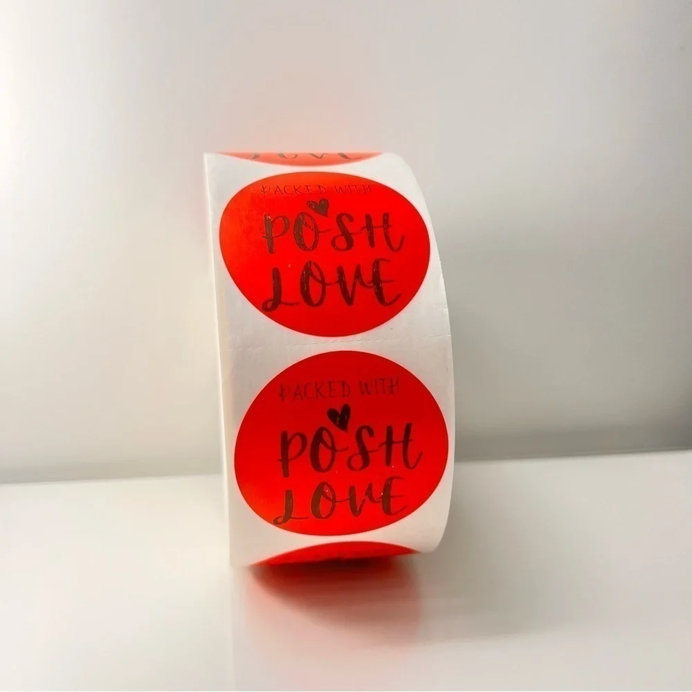 Thank You Stickers for poshmark 2in round | Shipping Supplies | NWT 100 pac - Picture 10 of 13